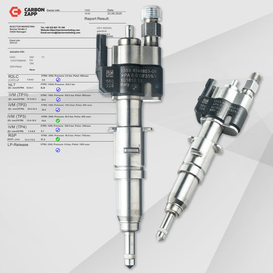 N53 BMW Gasolina Válvula de inyección Inyector 13537589048 13537565138-04 VDO
