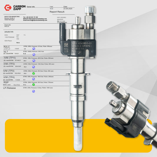 N53 N43 Inyector Válvula de inyección VDO 13537585261-05 13537565138 BMW Gasolina