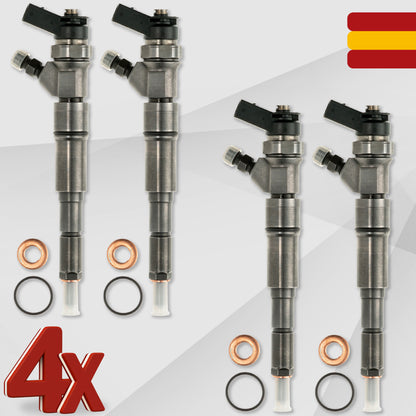 Inyectores 0445110212 BMW E60 E61 525d Bosch 13537794652