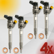 Inyectores 0445110598 BMW 1er 2er X1 Mini 1.5 Bosch 0445110562 — Reacondicionado