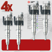 Válvula de inyección 13537585261-01 Inyector VDO 13537589048 N43 N53 BMW Gasolina — Reacondicionado